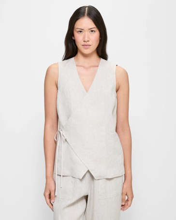 European Linen Waistcoat