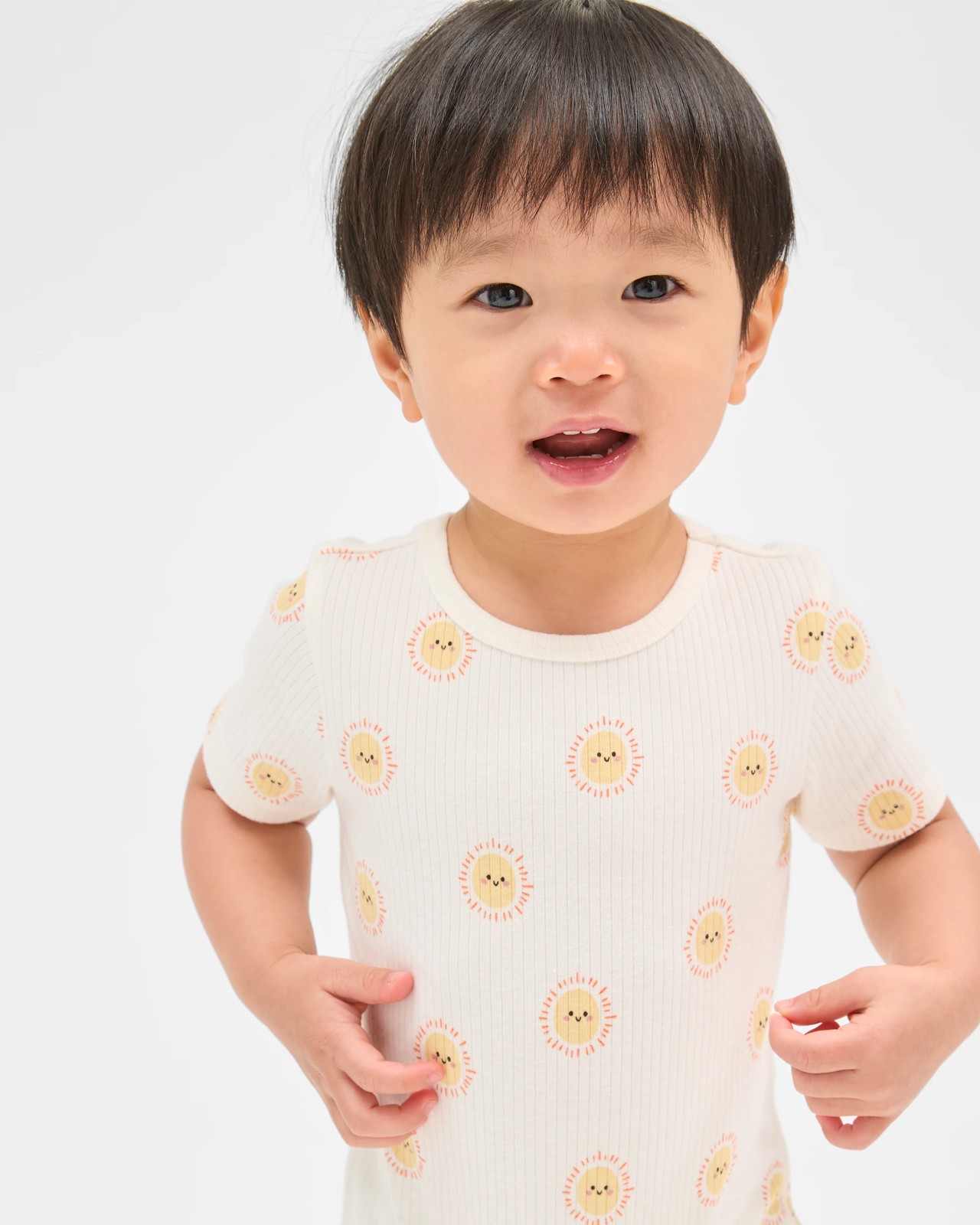 Baby Organic Cotton 3 Pack Ribbed Bodysuits 3 of 5