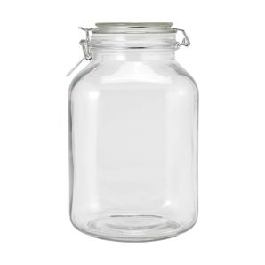 Clip Lid Glass Jar, 3L - Anko