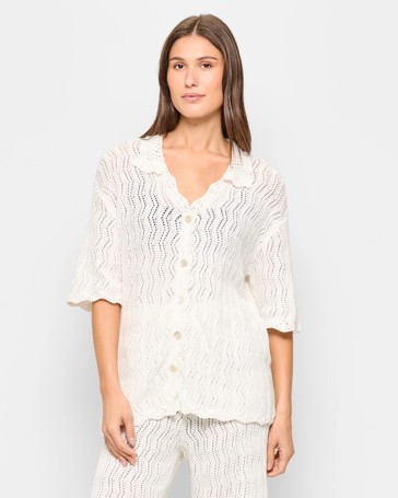 Resort Crochet Shirt