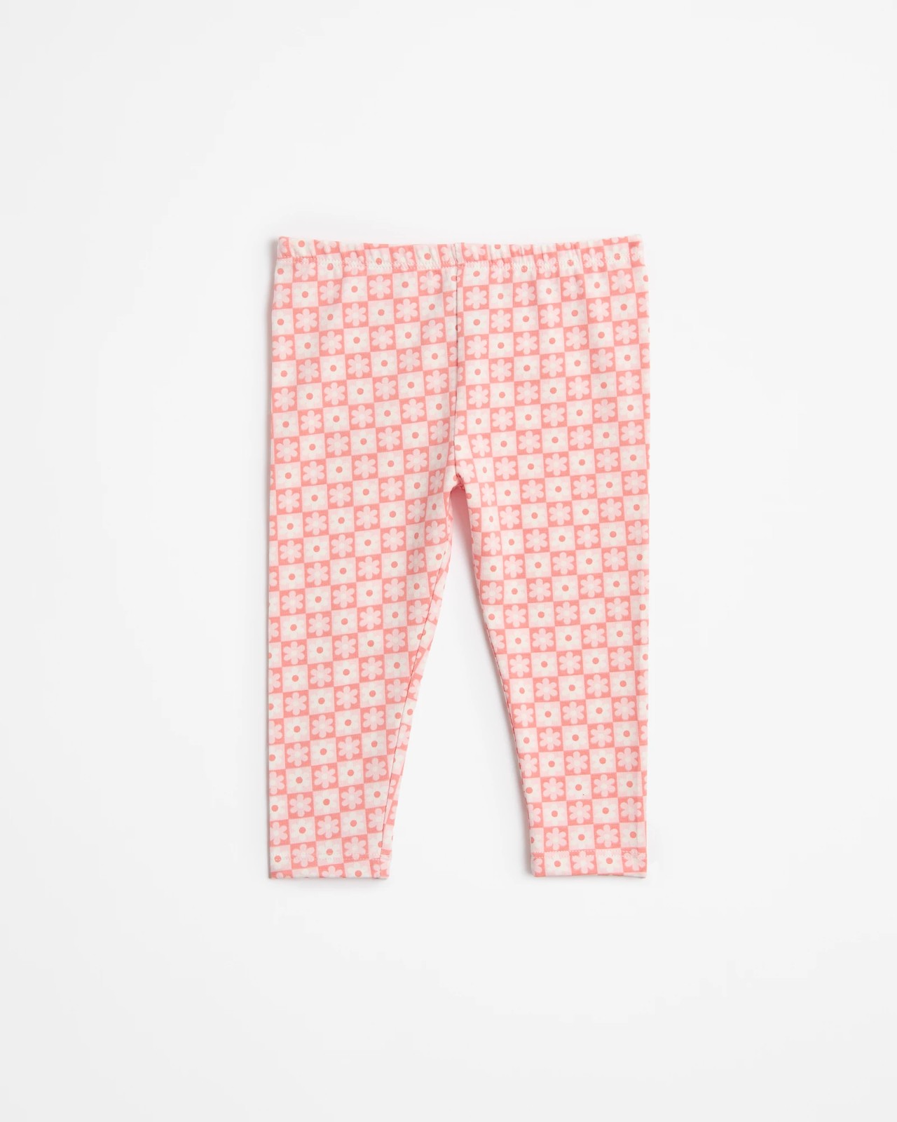 Baby Organic Cotton Leggings 3 Pack - Flower Square 2 of 6