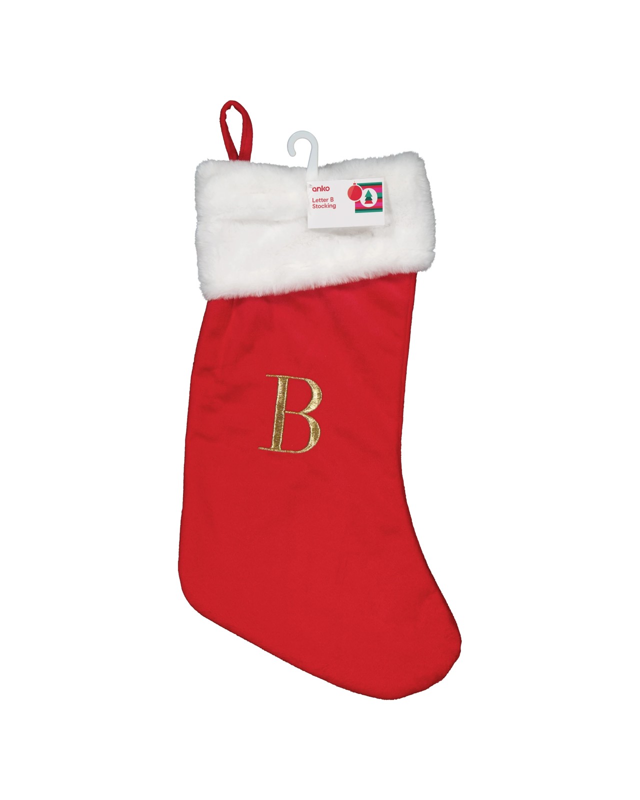 Anko Letter B Stocking 4 of 4