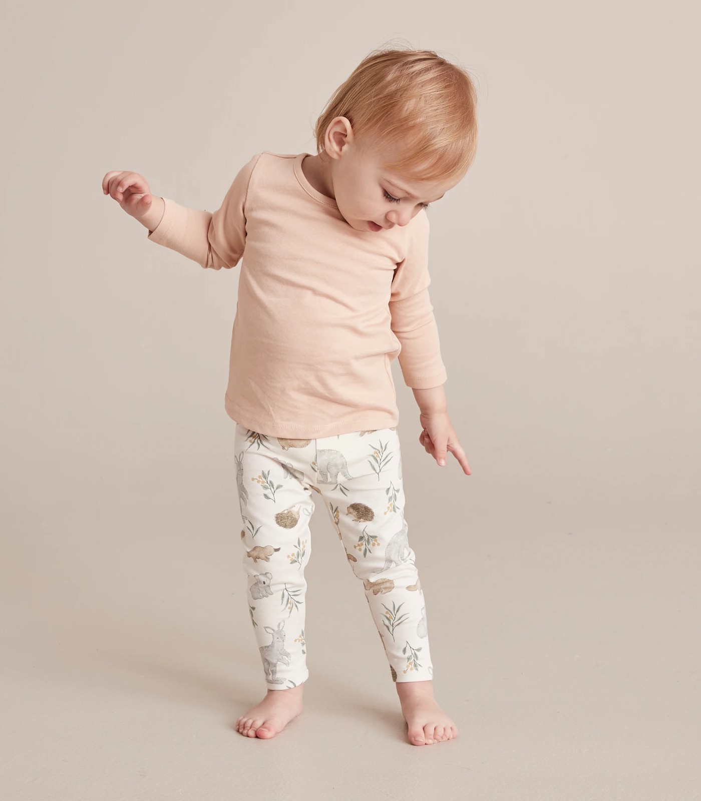 Baby Organic Cotton Print Leggings 2 of 6