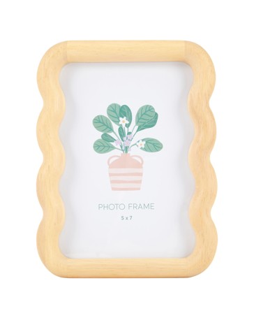 Anko Wave Photo Frame, 5in. x 7in. - Wood