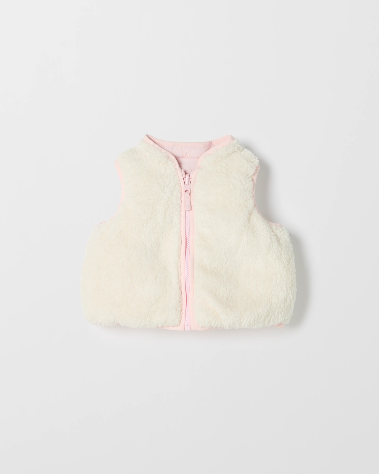 Baby Reversible Sherpa Puffer Vest 3 of 3
