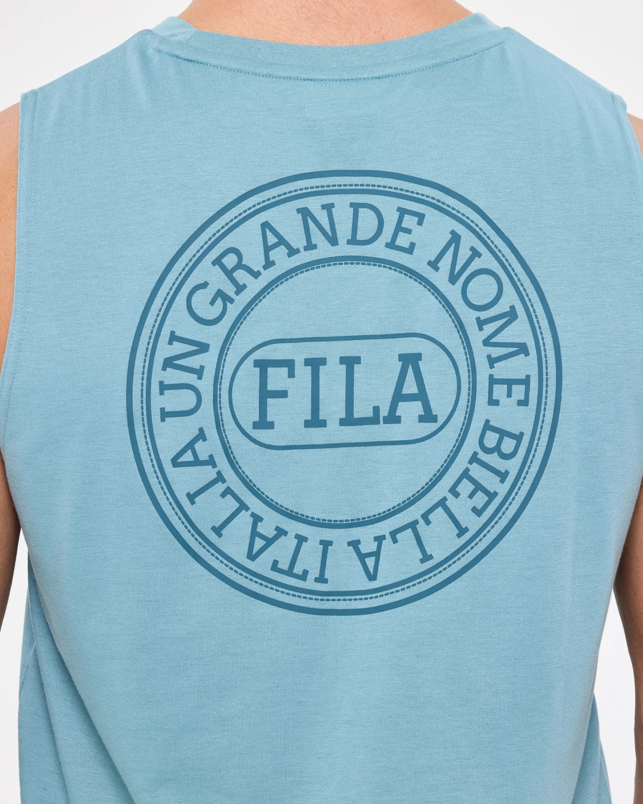 Fila Piero Graphic Tank Top - Piero Smoke Blue 5 of 5