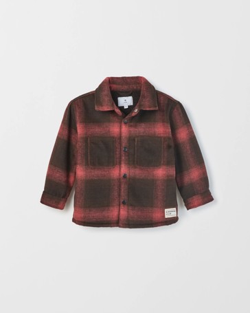 Fleece Lined Checkered Shacket