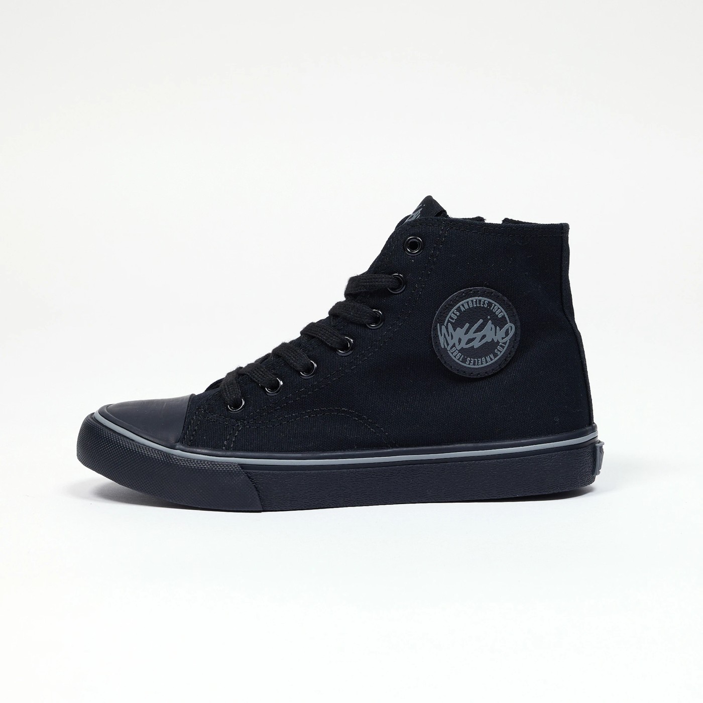 Kids Youth Issac High Top Canvas Sneakers - Mossimo - Black / Black ...