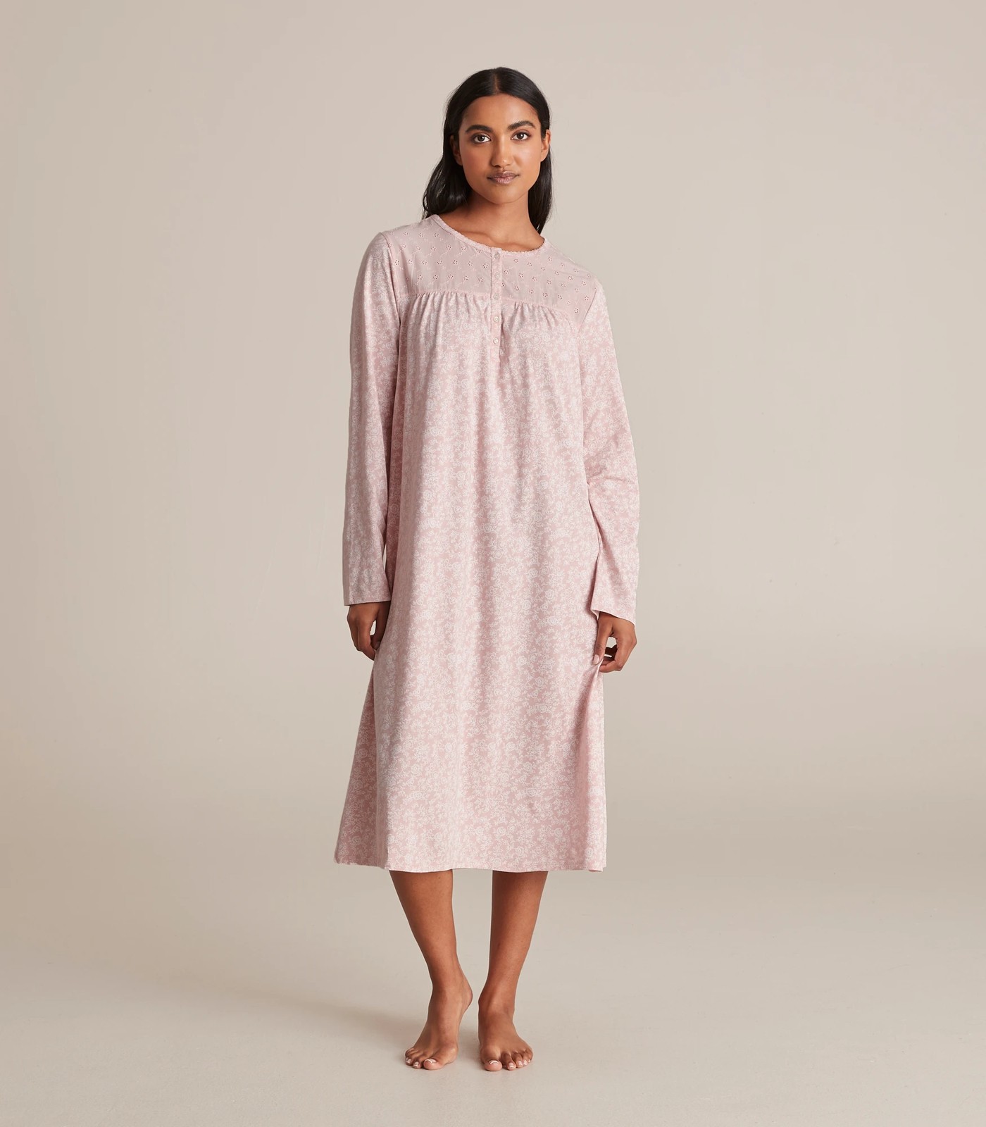 Long Sleeve Traditional Sleep Nightie Target Australia