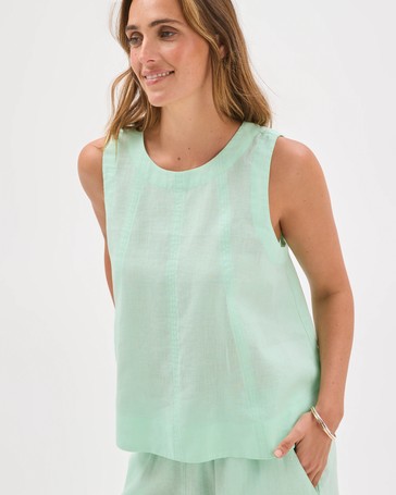 European Linen Swing Tank Top