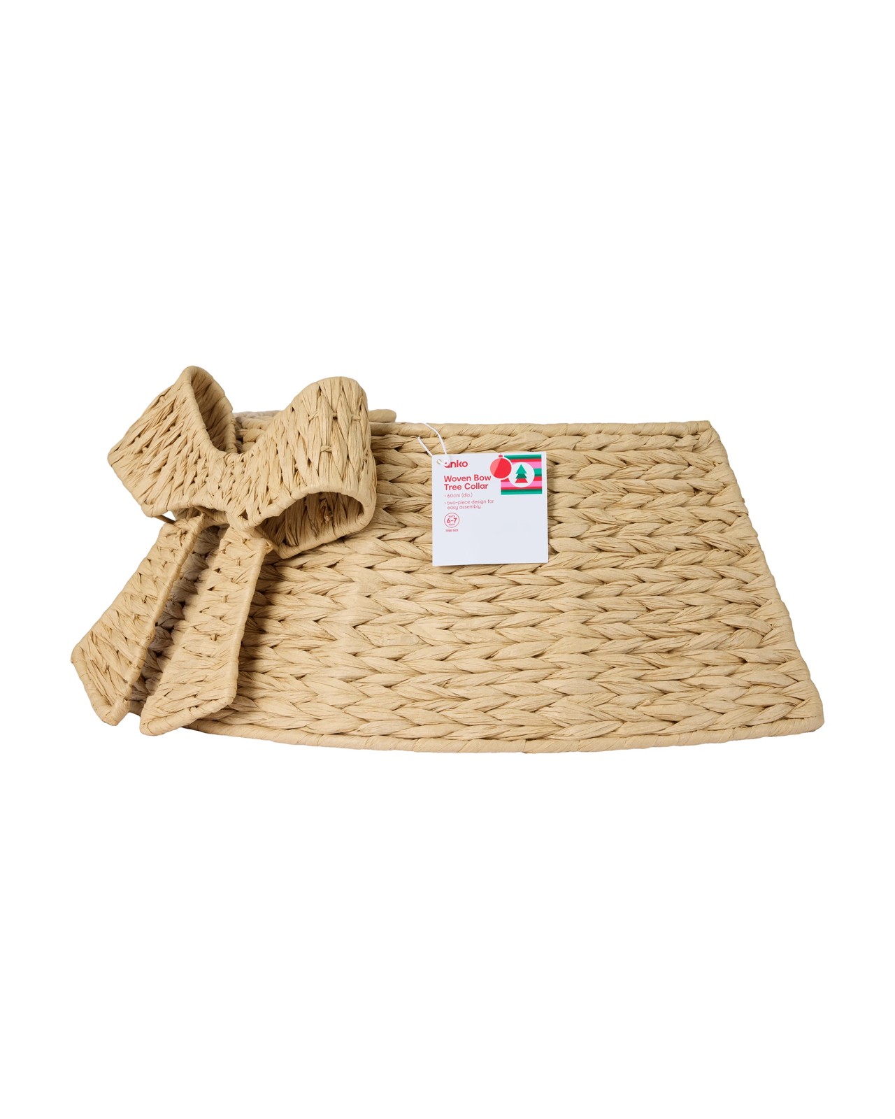 Anko Woven Bow Tree Collar 5 of 5