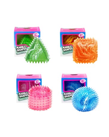 Trend Hub Sensory Series: Squishy Marble Shapes - Assorted