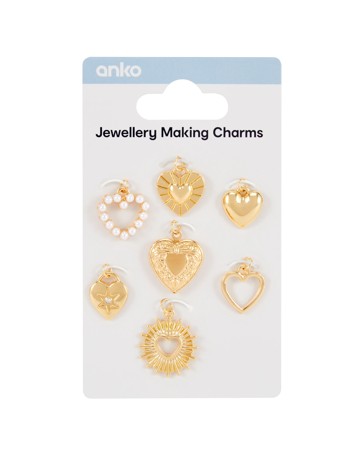 Anko Jewellery Making Charms - Heart