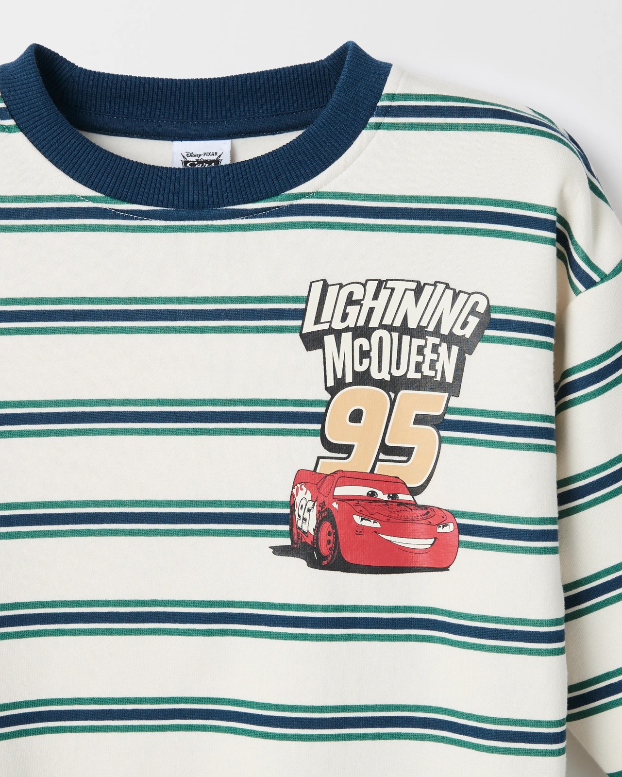 Disney Pixar Cars Australian Cotton Blend Stripe Sweat Top 6 of 6