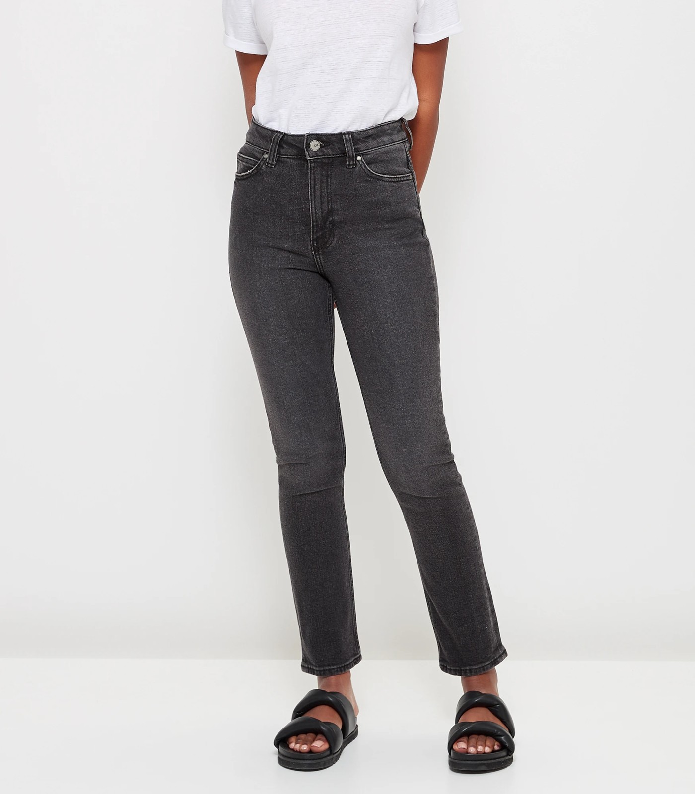 Petites High Rise Crop Denim Jeans - Dannii Minogue | Target Australia