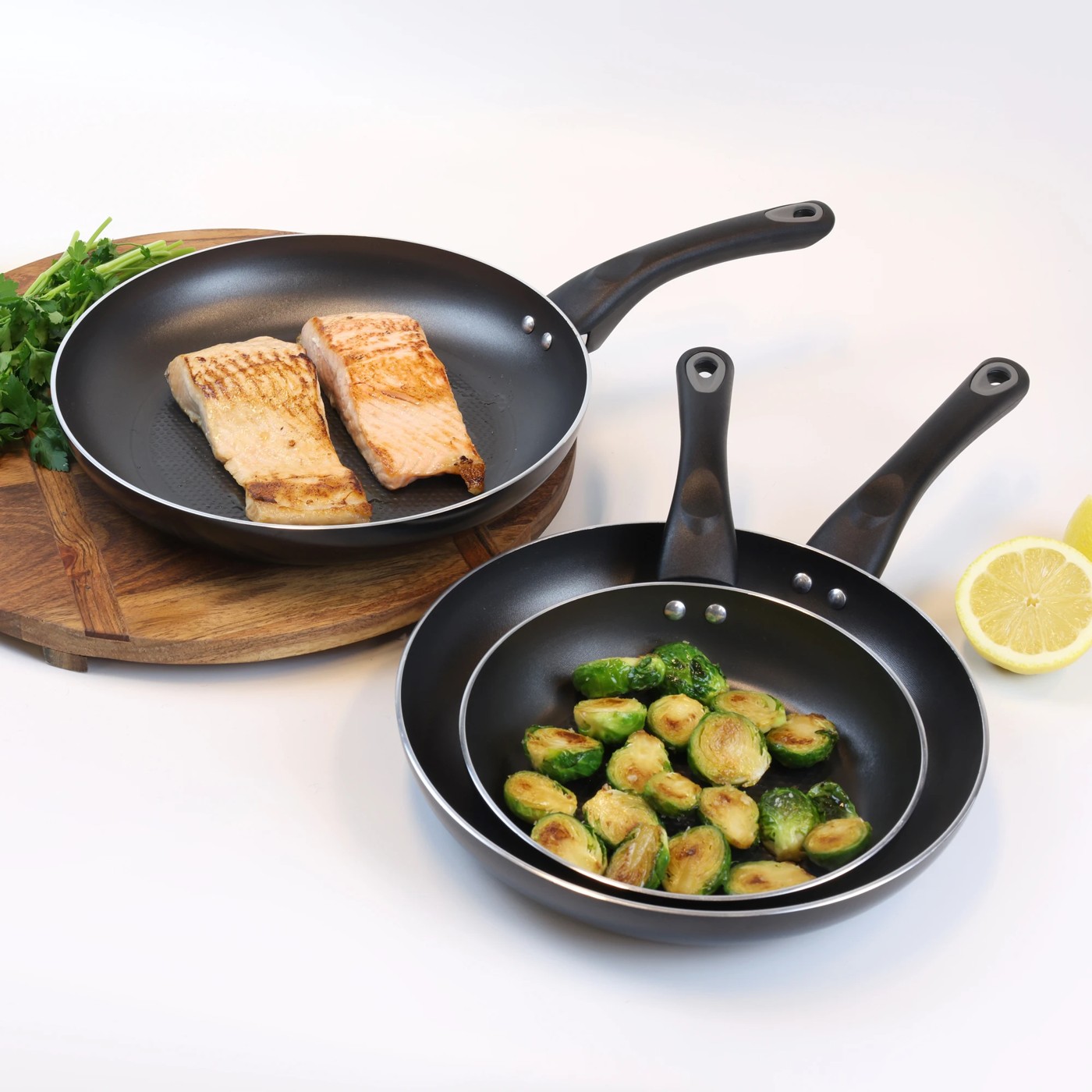 RACO Complete Nonstick Induction Frypan Triple Pack 20cm/26cm/30cm ...