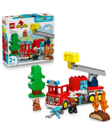 LEGO® DUPLO Town Fire Engine with Hose and Firefighter 10473