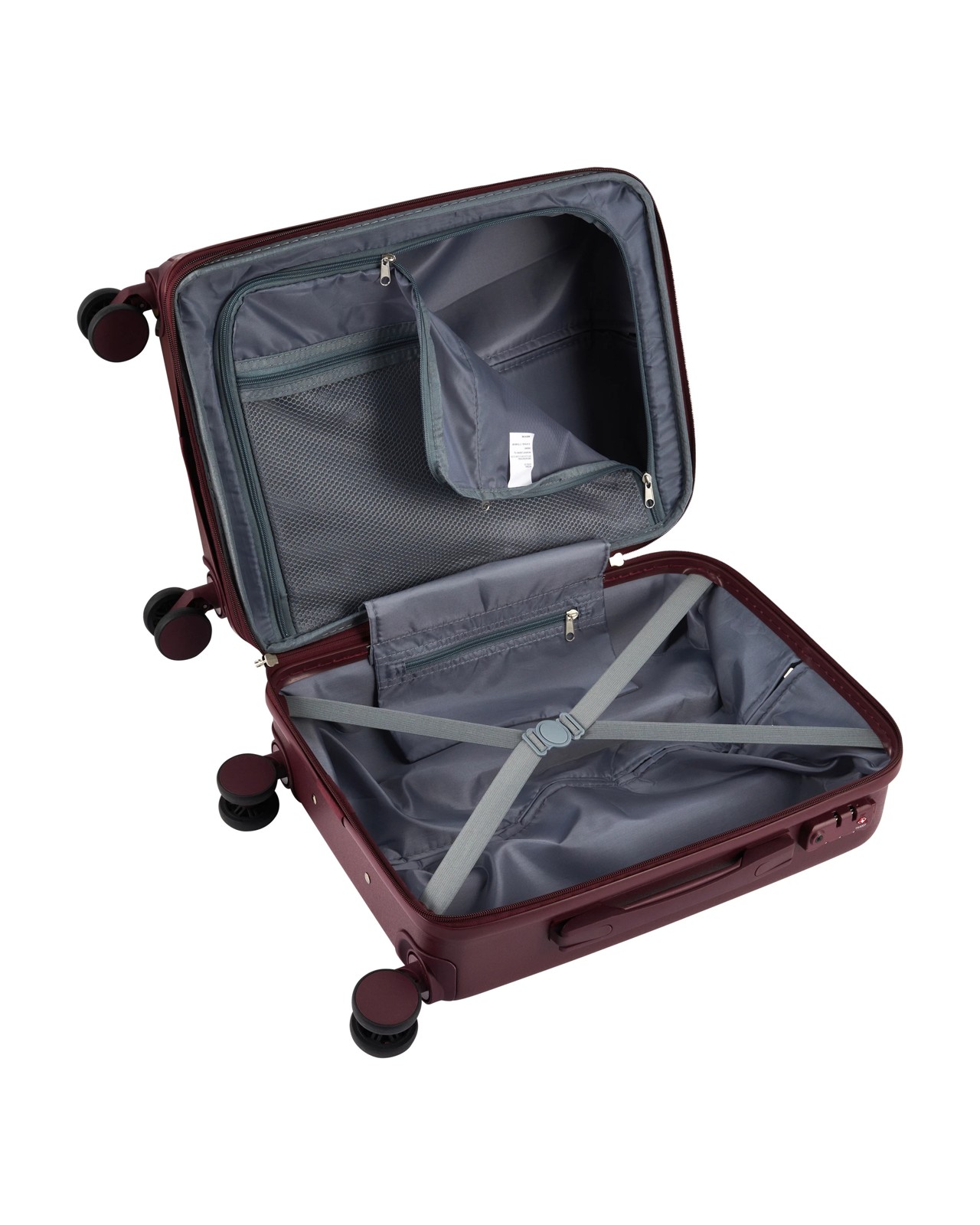 Anko 47cm Albany Hard Case 8 Wheels - Burgundy 3 of 6