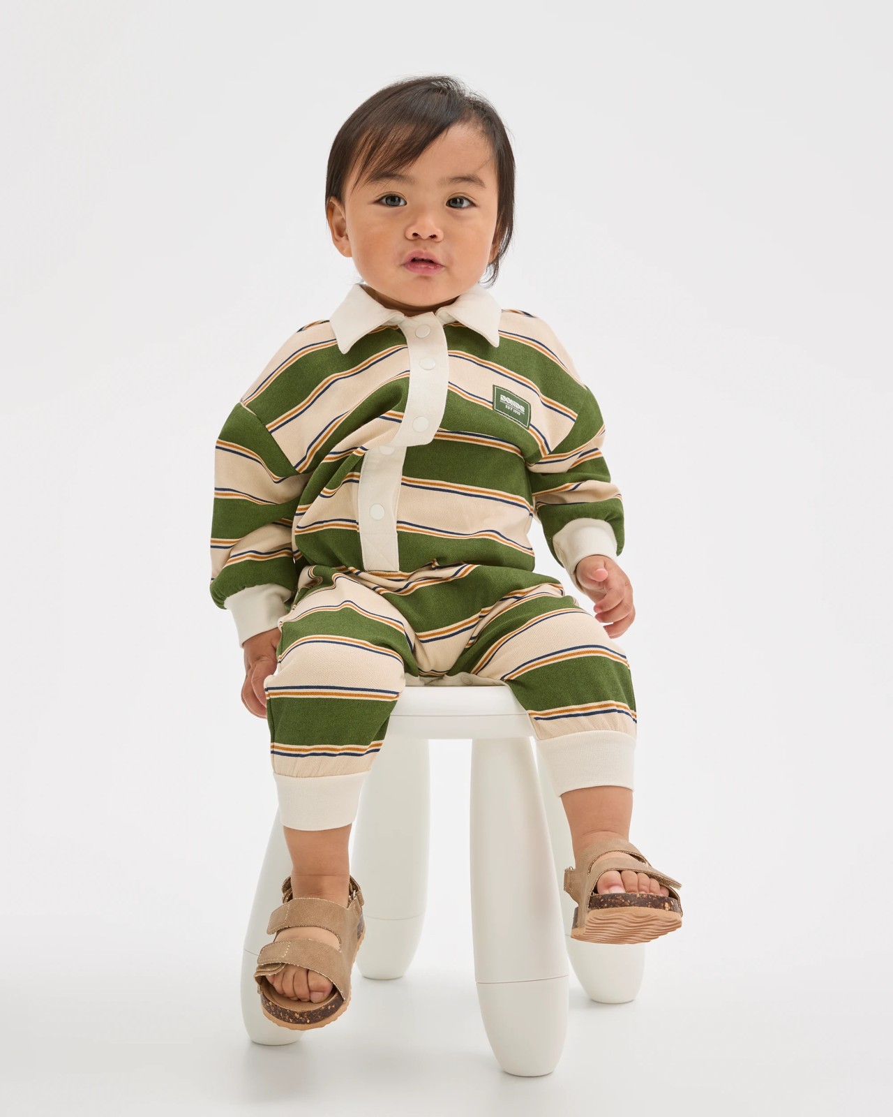 Bonds Baby Everyday Fleece Zip Coverall - Amalfi Coast 3 of 5