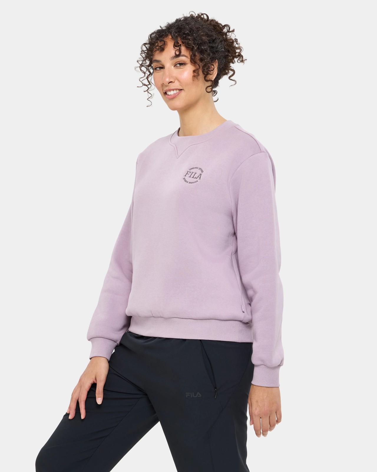 Fila Thalia Crew Neck Jumper - Nirvana 3 of 6