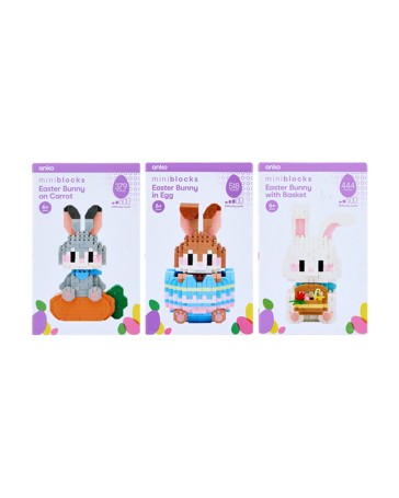 Anko Mini Blocks Easter Bunny - Assorted