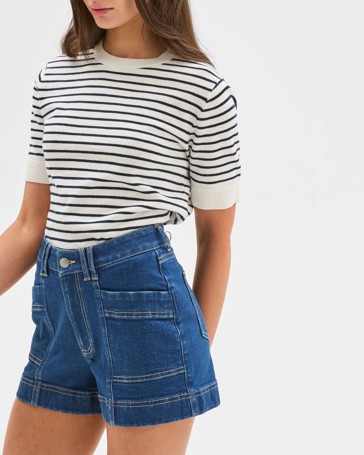 Petites Denim Shorts