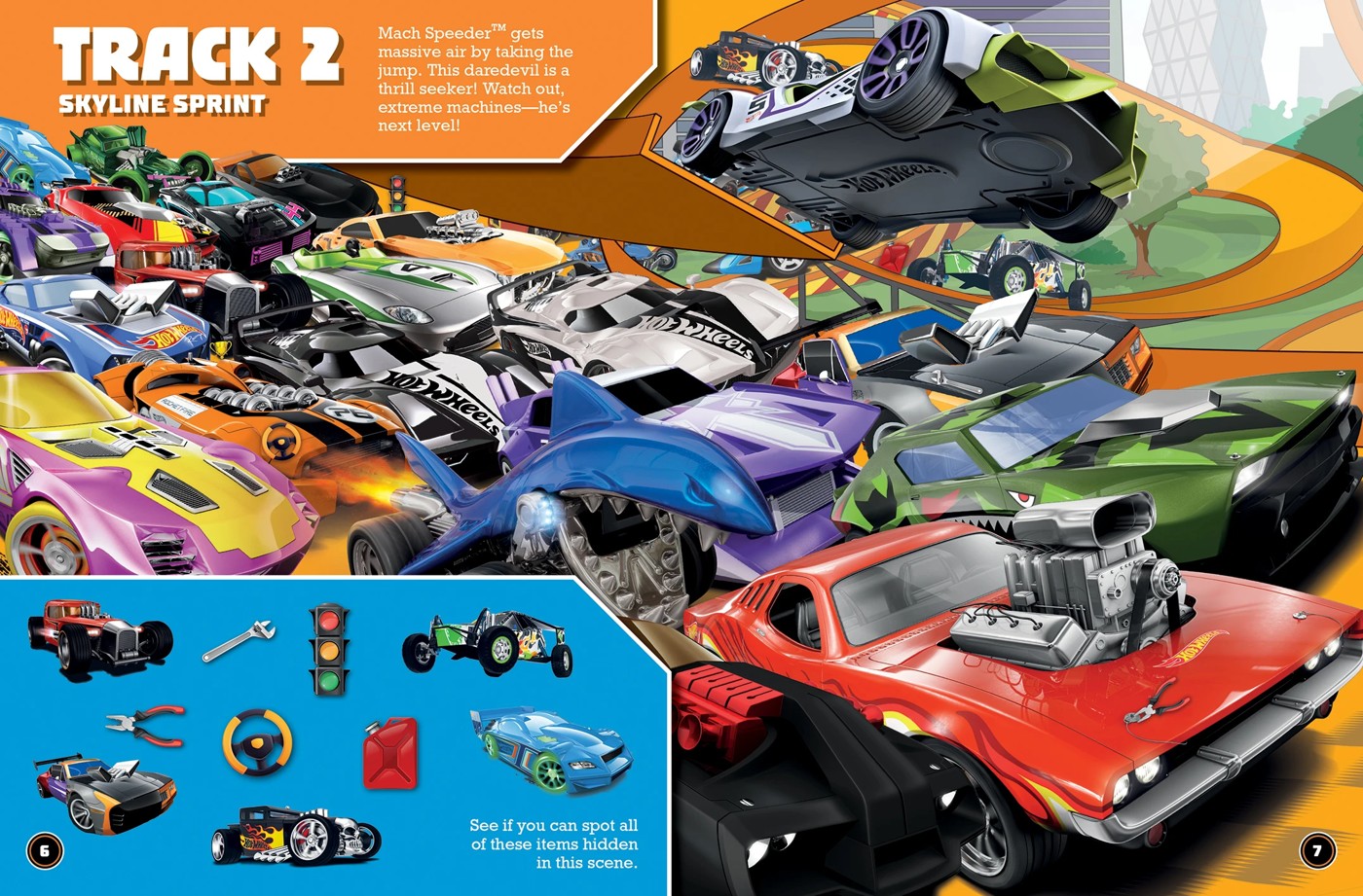 Hot Wheels: Search-and-Find Activity Book and Puzzle Set - Book 4 of 4