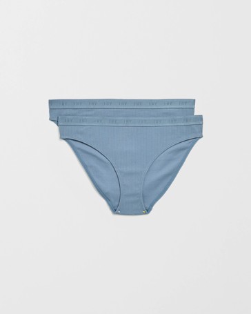 Lily Loves Organic Cotton 2 Pack Bikini Briefs