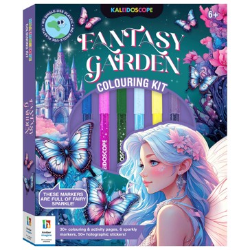 Kaleidoscope Fantasy Garden Colouring Kit - Book