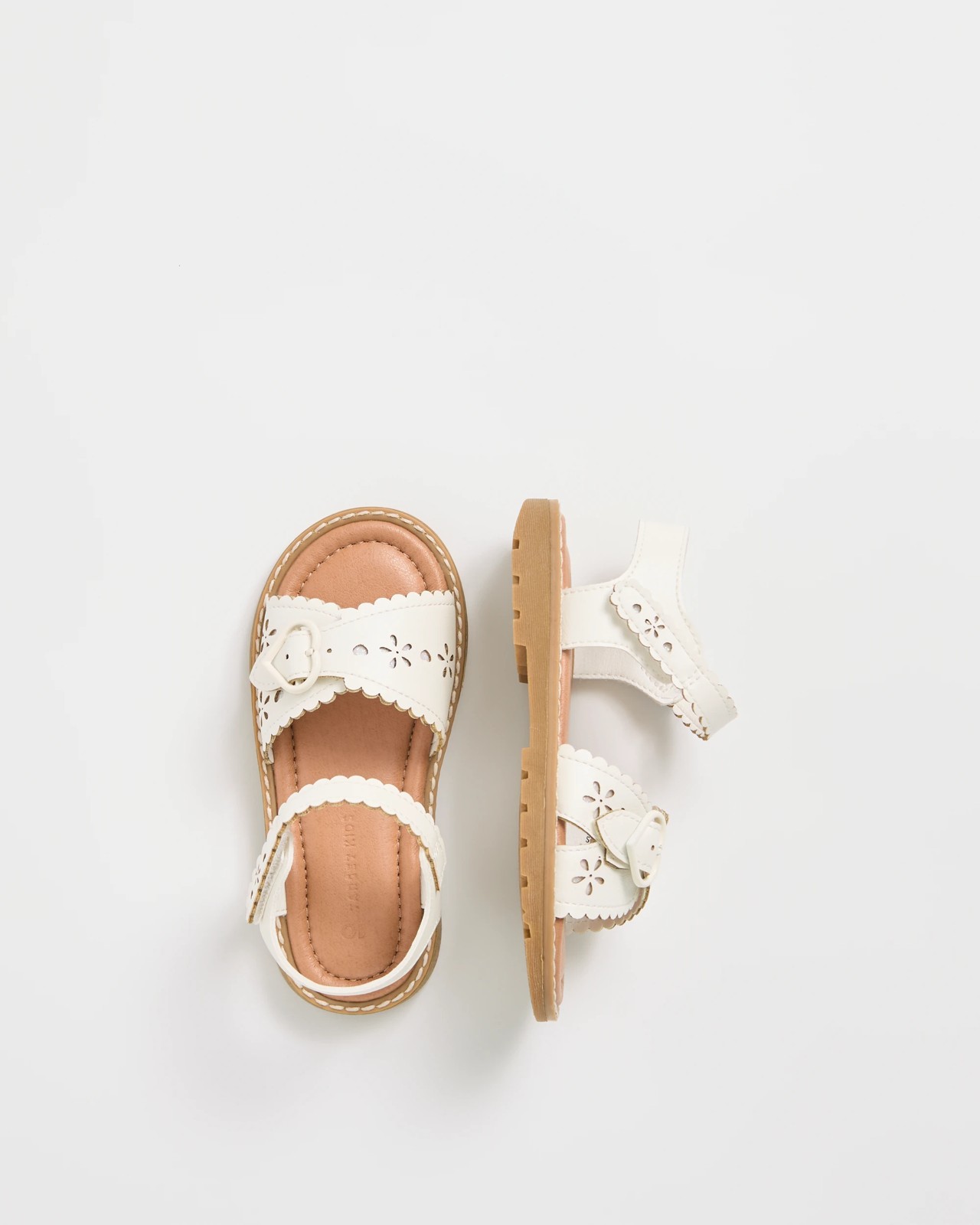 Cut-Out Sandals - White 3 of 4