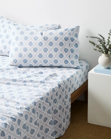 Pippa Shell Australian Cotton Sheet Set
