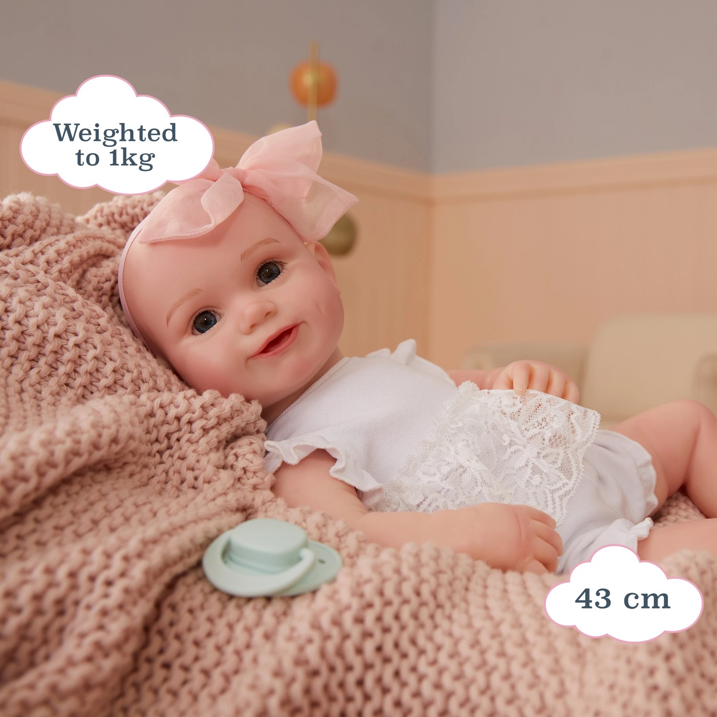 BABY born Real Baby Doll Girl, Open Eyes - Assorted 5 of 5