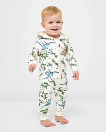Baby Jurassic World Hooded Coverall Fleece Coverall