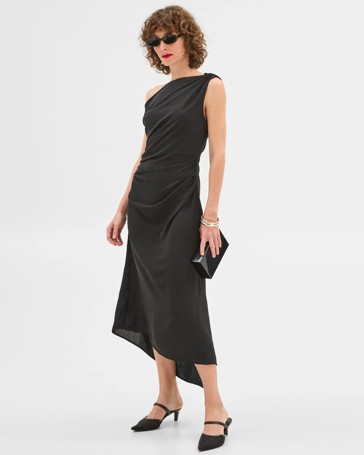 Sleeveless Gathered Dress - Preview