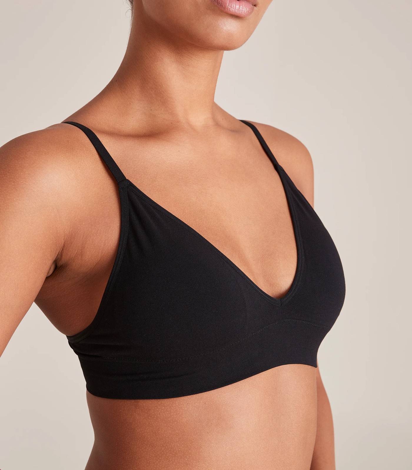 Seamless Bralette - Black