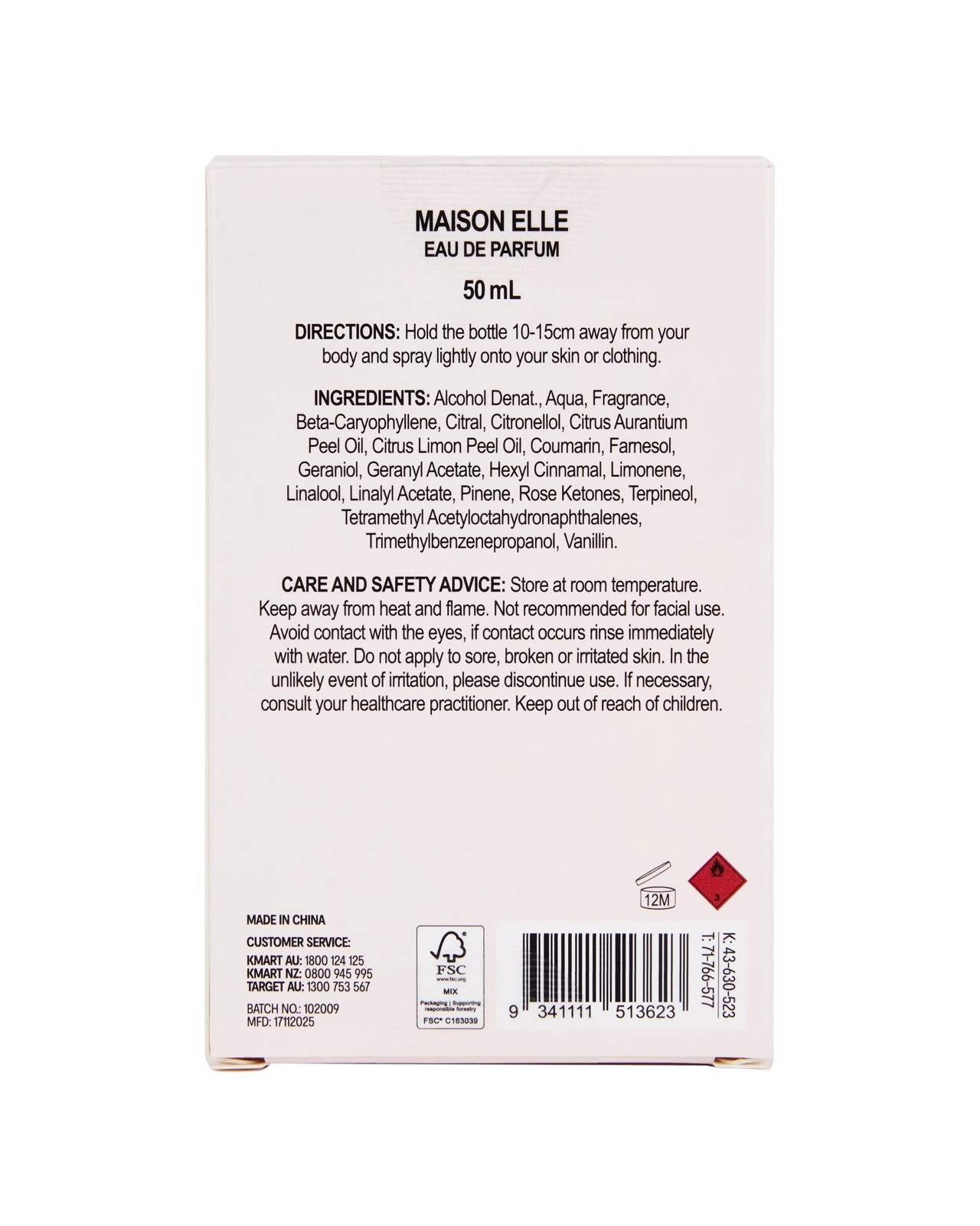 OXX Fragrance Maison Elle Eau De Parfum - 50ml 6 of 6