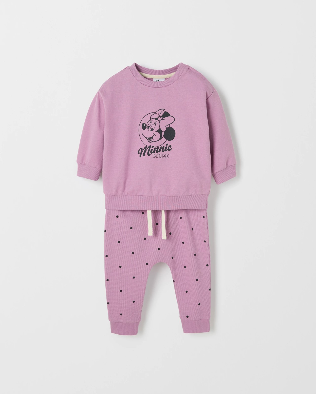 Disney Organic Cotton Baby Fleece Set - Minnie Valerian 5 of 6
