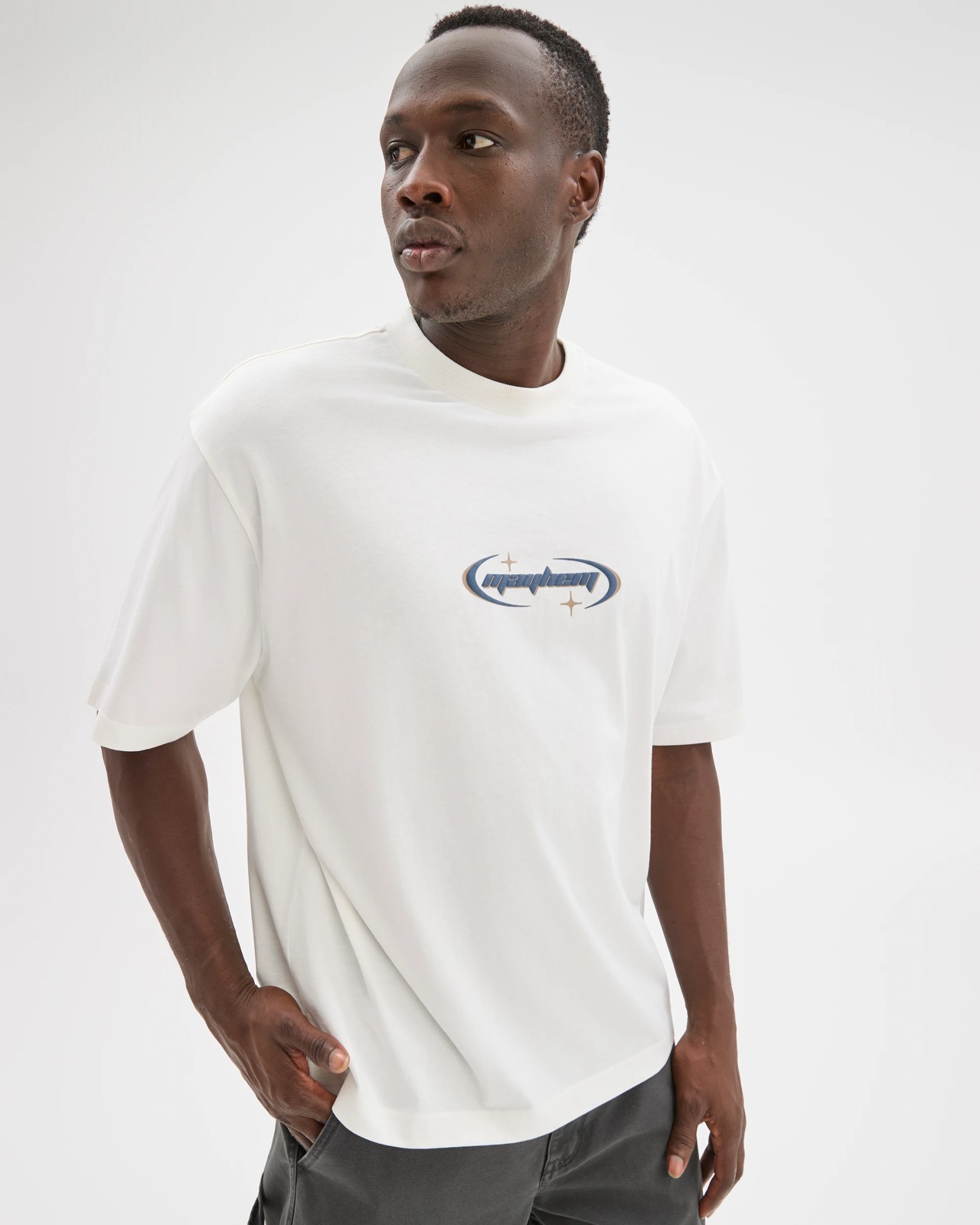 Commons Australian Cotton Boxy Fit Graphic T-Shirt - Mayhem 2 of 6