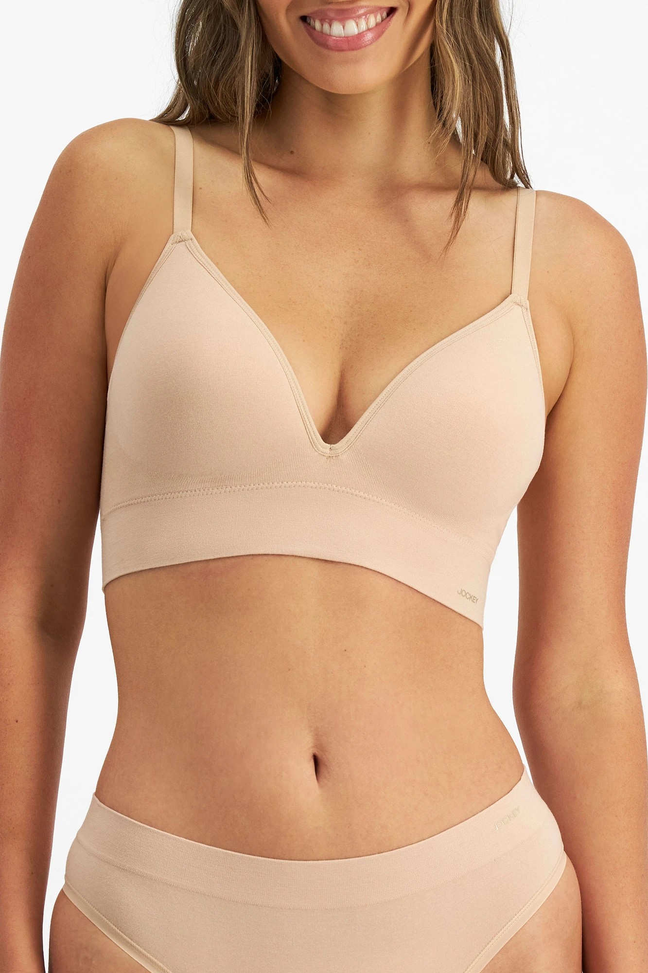 Jockey skin seamless shaper bra