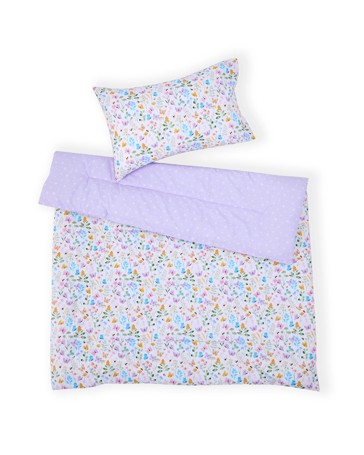 Anko Reversible Cotton Cover Cot Comforter Set - Butterfly