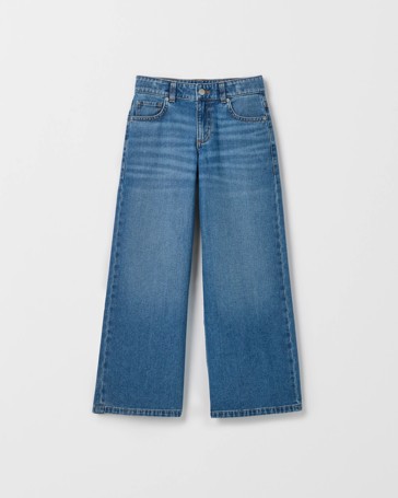 Wide Leg Denim Jeans