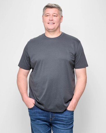 Plus Size Australian Cotton Crew T-Shirt