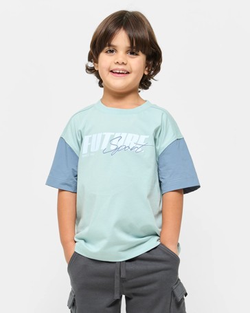 Australian Cotton and Nylon Blend Oversized T-shirt
