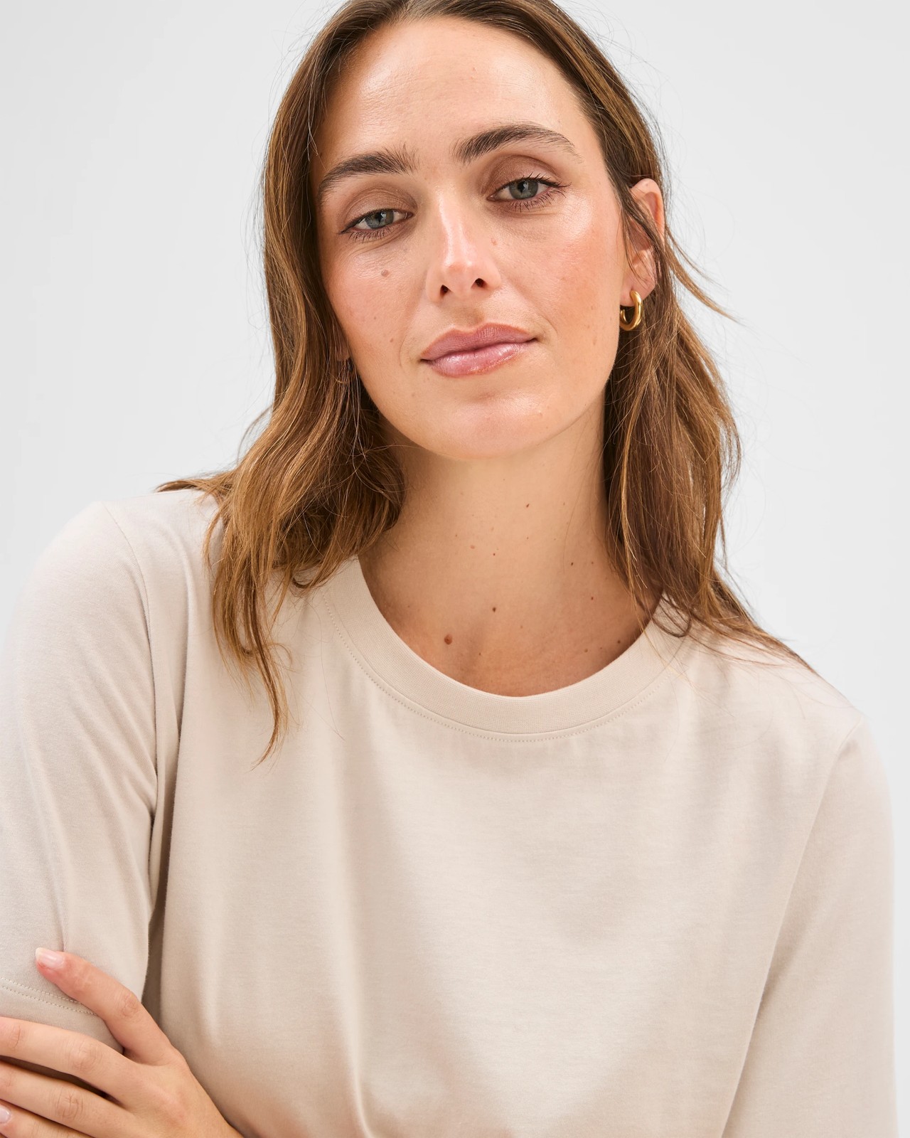 Australian Cotton Classic T-Shirt - Pumice 4 of 6