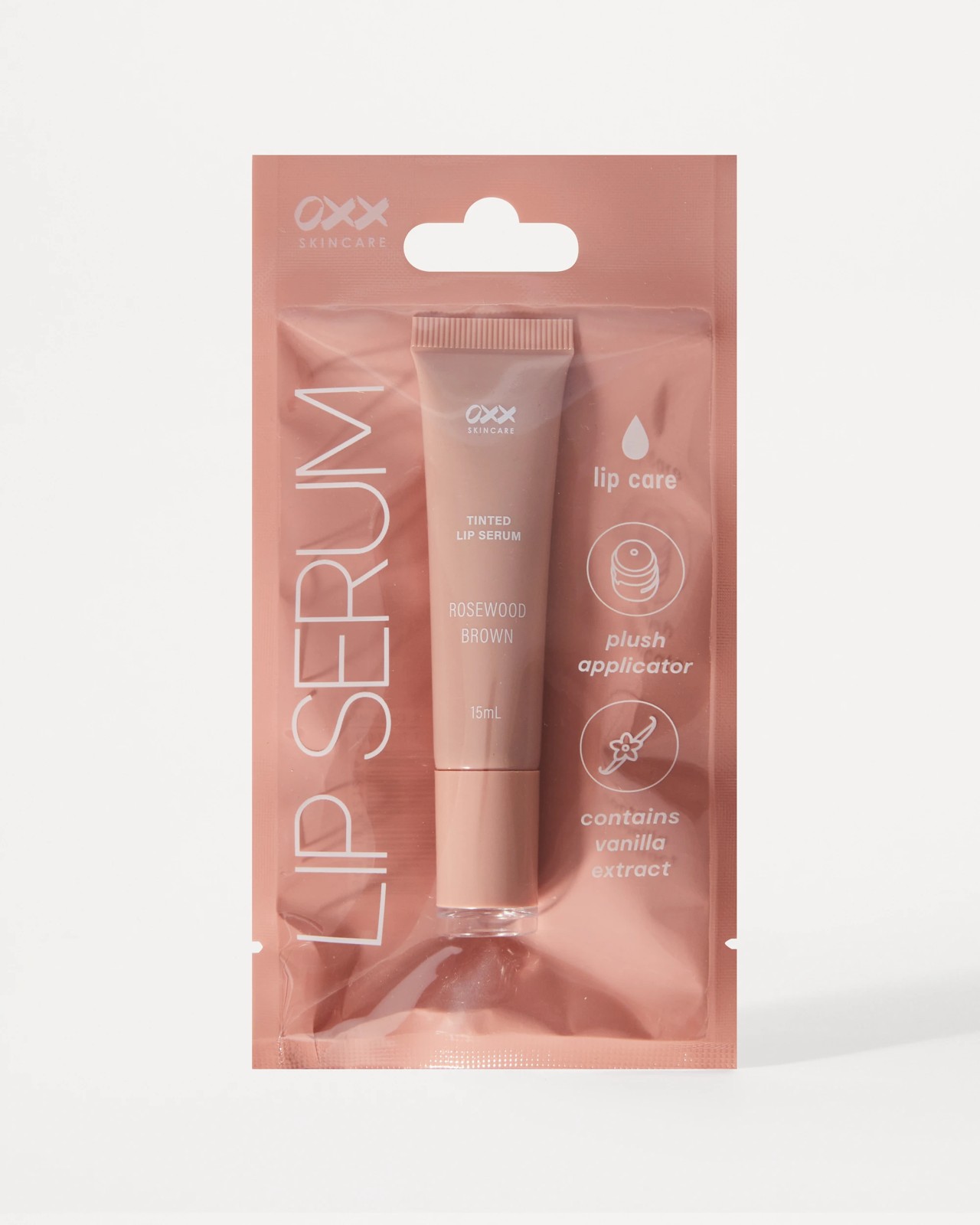 OXX Skincare Lip Care Tinted Lip Serum 15ml - Rosewood Brown 4 of 5