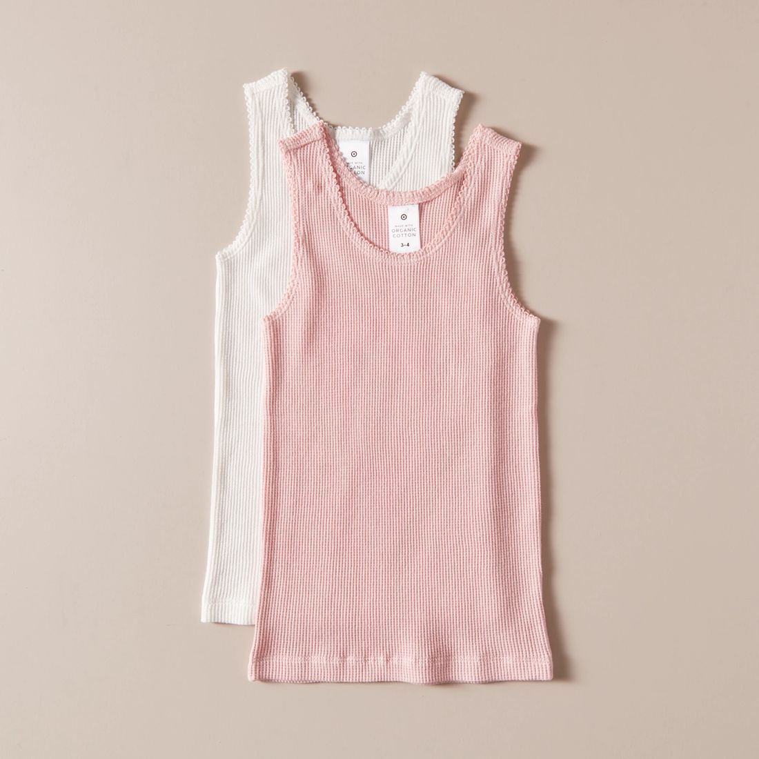 2 Pack Organic Cotton Thermal Vests Target Australia