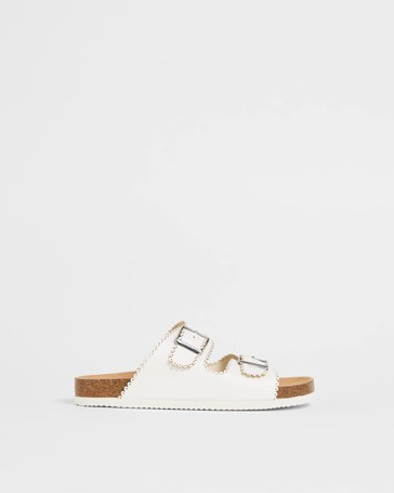 Scallop Moulded Cork Sandals