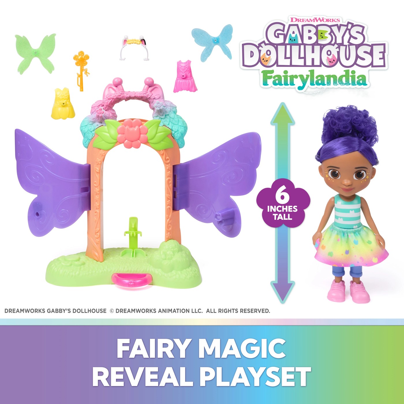 Gabby's Dollhouse Fairylandia Fashion Set 2 of 6