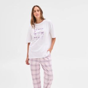 Australian Cotton Printed Love Boyfriend Sleep T-Shirt product image