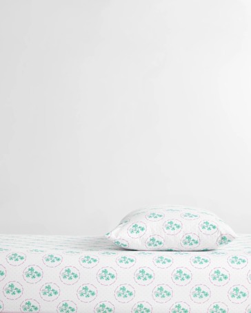 Clover Australian Cotton Fitted Sheet Set
